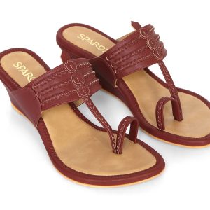 braided Block Heel Sandals